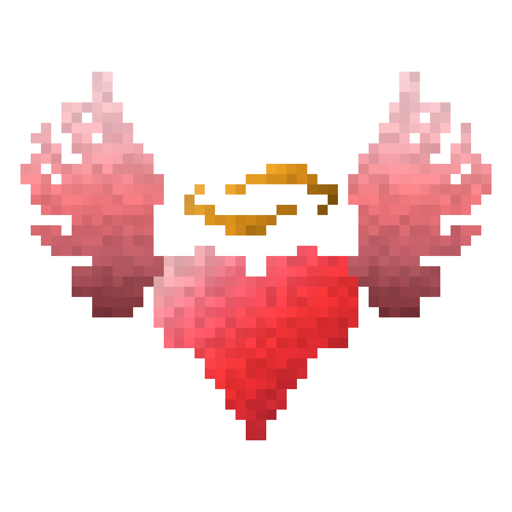 Pixel Art - Coeur Aille Ange