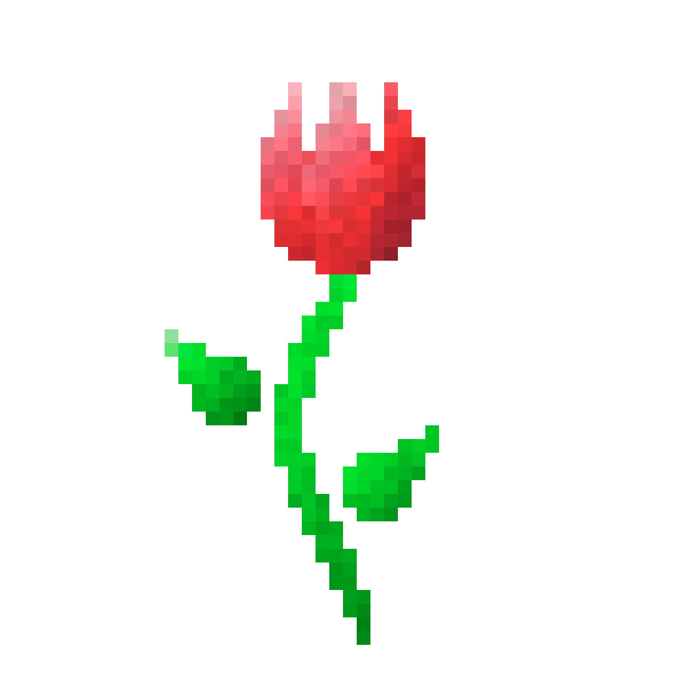 Pixel Art - Rose
